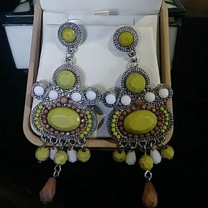 🌠NWOT🌠 Olive Dangle Boho Earrings